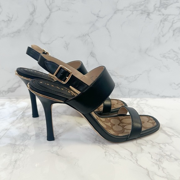 Coach Rori Leather Sandal – Black – Size 7B – NIB - Picture 4 of 14